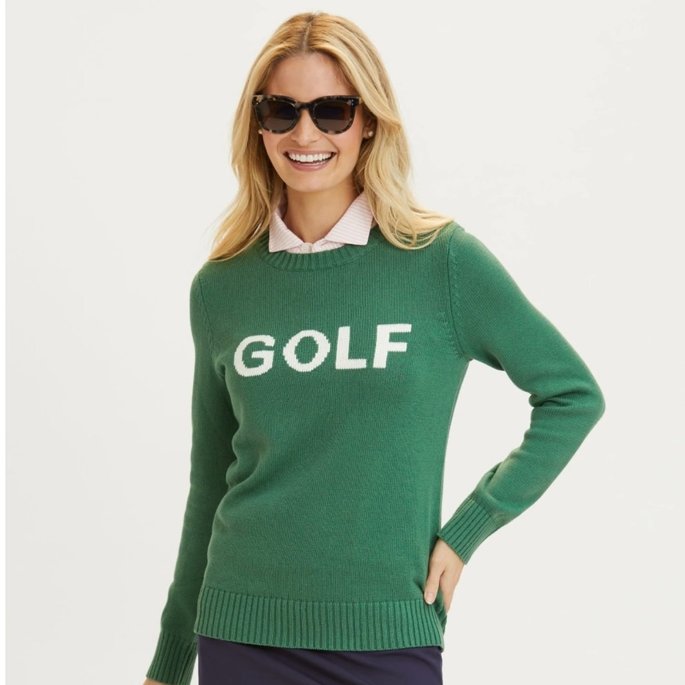 RENWICK Green Small Golf sweater. New without tags. Never worn.